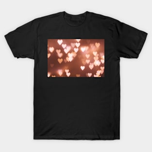 Bright light hearts T-Shirt